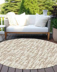 LOOMLAN Rugs Ayani Tan Washable Indoor-Outdoor Rug