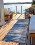 LOOMLAN Rugs Ayra Blue Washable Indoor-Outdoor Rug
