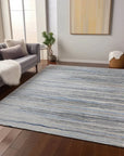 LOOMLAN Rugs Ayra Gray Washable Indoor-Outdoor Rug