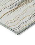 LOOMLAN Rugs Ayra Ivory Washable Indoor-Outdoor Rug
