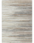 LOOMLAN Rugs Ayra Ivory Washable Indoor-Outdoor Rug