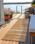 LOOMLAN Rugs Ayra Orange Washable Indoor-Outdoor Rug