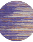 LOOMLAN Rugs Ayra Purple Washable Indoor-Outdoor Rug