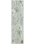 LOOMLAN Rugs Azaleth Green Washable Indoor-Outdoor Rug