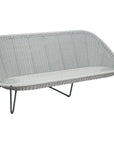 Azores 3 Seat Sofa - Coconut White Outdoor Couch - LOOMLAN - Seasonal Living - Outdoor Sofas & Loveseats