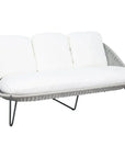 Azores 3 Seat Sofa - Coconut White Outdoor Couch - LOOMLAN - Seasonal Living - Outdoor Sofas & Loveseats