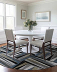 LOOMLAN Rugs Azura Black Washable Indoor-Outdoor Rug