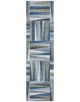 LOOMLAN Rugs Azura Blue Washable Indoor-Outdoor Rug