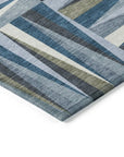 LOOMLAN Rugs Azura Blue Washable Indoor-Outdoor Rug