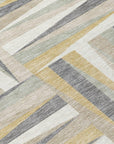 LOOMLAN Rugs Azura Brown Washable Indoor-Outdoor Rug