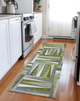 LOOMLAN Rugs Azura Green Washable Indoor-Outdoor Rug