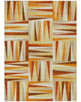 LOOMLAN Rugs Azura Orange Washable Indoor-Outdoor Rug