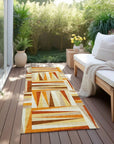 LOOMLAN Rugs Azura Orange Washable Indoor-Outdoor Rug