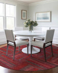 LOOMLAN Rugs Azura Red Washable Indoor-Outdoor Rug