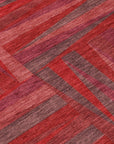 LOOMLAN Rugs Azura Red Washable Indoor-Outdoor Rug