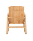 Bainbridge Teak Patio Rocking Armchair - LOOMLAN - HiTeak - Outdoor Accent Chairs