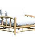 Bali Outdoor Patio Lounge Chair Teak Olefin Cushion - LOOMLAN - Artesia - Outdoor Lounge Chairs
