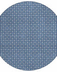 LOOMLAN Rugs Ballara Blue Washable Indoor-Outdoor Rug