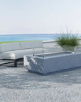 Bazaar Concrete Outdoor Fire Table - LOOMLAN - Sunset West - Outdoor Fire Tables