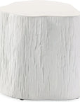 Bazaar Concrete Tree Trunk Outdoor End Table - LOOMLAN - Sunset West - Outdoor Side Tables