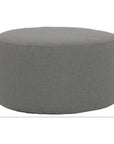 Bazaar Sunbrella Round Outdoor Ottoman - LOOMLAN - Sunset West - Outdoor Ottomans