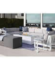 Bazaar Weatherproof Outdoor Ottoman - LOOMLAN - Sunset West - Outdoor Ottomans