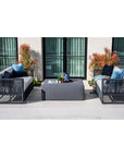 Bazaar Weatherproof Outdoor Ottoman - LOOMLAN - Sunset West - Outdoor Ottomans