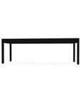 Bazza Durable Aluminum d Flat Armless Bench - LOOMLAN - Telescope - Outdoor Benches