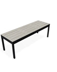 Bazza Durable Aluminum d Flat Armless Bench - LOOMLAN - Telescope - Outdoor Benches