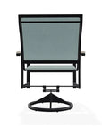 Bazza Sling Swivel Rocker MGP Arm Accents-Outdoor Accent Chairs-Telescope-LOOMLAN