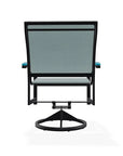 Bazza Sling Swivel Rocker MGP Arm Accents-Outdoor Accent Chairs-Telescope-LOOMLAN