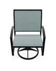 Bazza Sling Swivel Rocker MGP Arm Accents-Outdoor Accent Chairs-Telescope-LOOMLAN