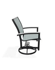 Bazza Sling Swivel Rocker MGP Arm Accents-Outdoor Accent Chairs-Telescope-LOOMLAN