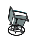 Bazza Sling Swivel Rocker MGP Arm Accents-Outdoor Accent Chairs-Telescope-LOOMLAN