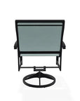 Bazza Sling Swivel Rocker MGP Arm Accents-Outdoor Accent Chairs-Telescope-LOOMLAN