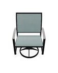 Bazza Sling Swivel Rocker MGP Arm Accents-Outdoor Accent Chairs-Telescope-LOOMLAN