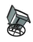 Bazza Sling Swivel Rocker MGP Arm Accents-Outdoor Accent Chairs-Telescope-LOOMLAN
