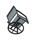 Bazza Sling Swivel Rocker MGP Arm Accents-Outdoor Accent Chairs-Telescope-LOOMLAN