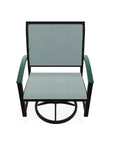 Bazza Sling Swivel Rocker MGP Arm Accents-Outdoor Accent Chairs-Telescope-LOOMLAN