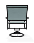 Bazza Sling Swivel Rocker MGP Arm Accents-Outdoor Accent Chairs-Telescope-LOOMLAN