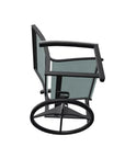 Bazza Sling Swivel Rocker MGP Arm Accents-Outdoor Accent Chairs-Telescope-LOOMLAN