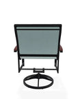 Bazza Sling Swivel Rocker MGP Arm Accents-Outdoor Accent Chairs-Telescope-LOOMLAN