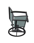 Bazza Sling Swivel Rocker MGP Arm Accents-Outdoor Accent Chairs-Telescope-LOOMLAN