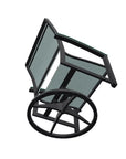 Bazza Sling Swivel Rocker MGP Arm Accents-Outdoor Accent Chairs-Telescope-LOOMLAN