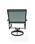 Bazza Sling Swivel Rocker MGP Arm Accents-Outdoor Accent Chairs-Telescope-LOOMLAN