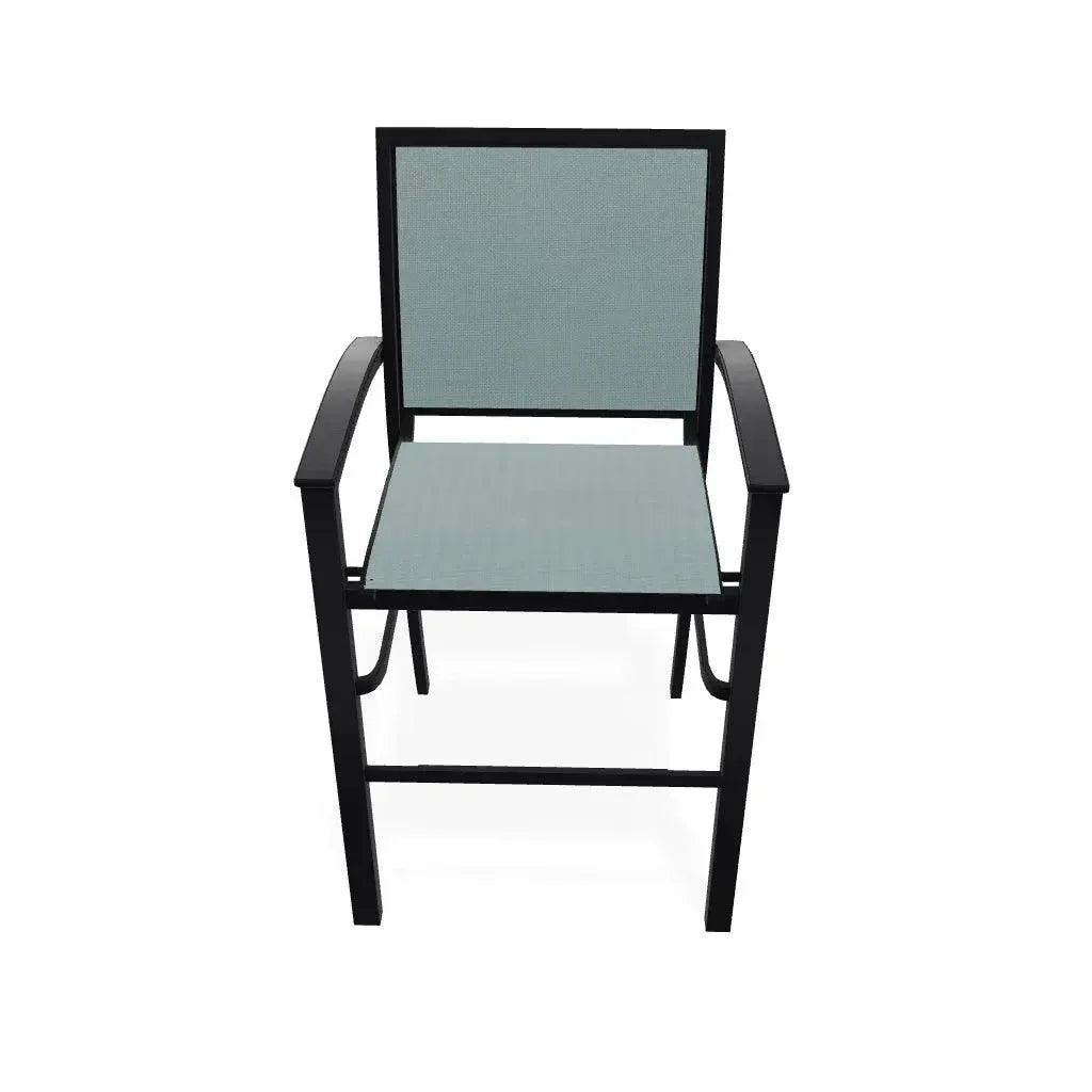 Bazza Stacking Bar Height MGP Armed Cafe Chair-Outdoor Bar Stools-Telescope-LOOMLAN