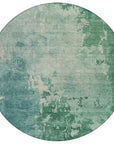 LOOMLAN Rugs Bellatrix Green Washable Indoor-Outdoor Rug