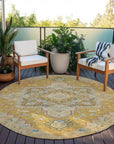 LOOMLAN Rugs Bellaya Gold Washable Indoor-Outdoor Rug