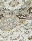 LOOMLAN Rugs Bellaya Ivory Washable Indoor-Outdoor Rug