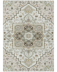 LOOMLAN Rugs Bellaya Ivory Washable Indoor-Outdoor Rug